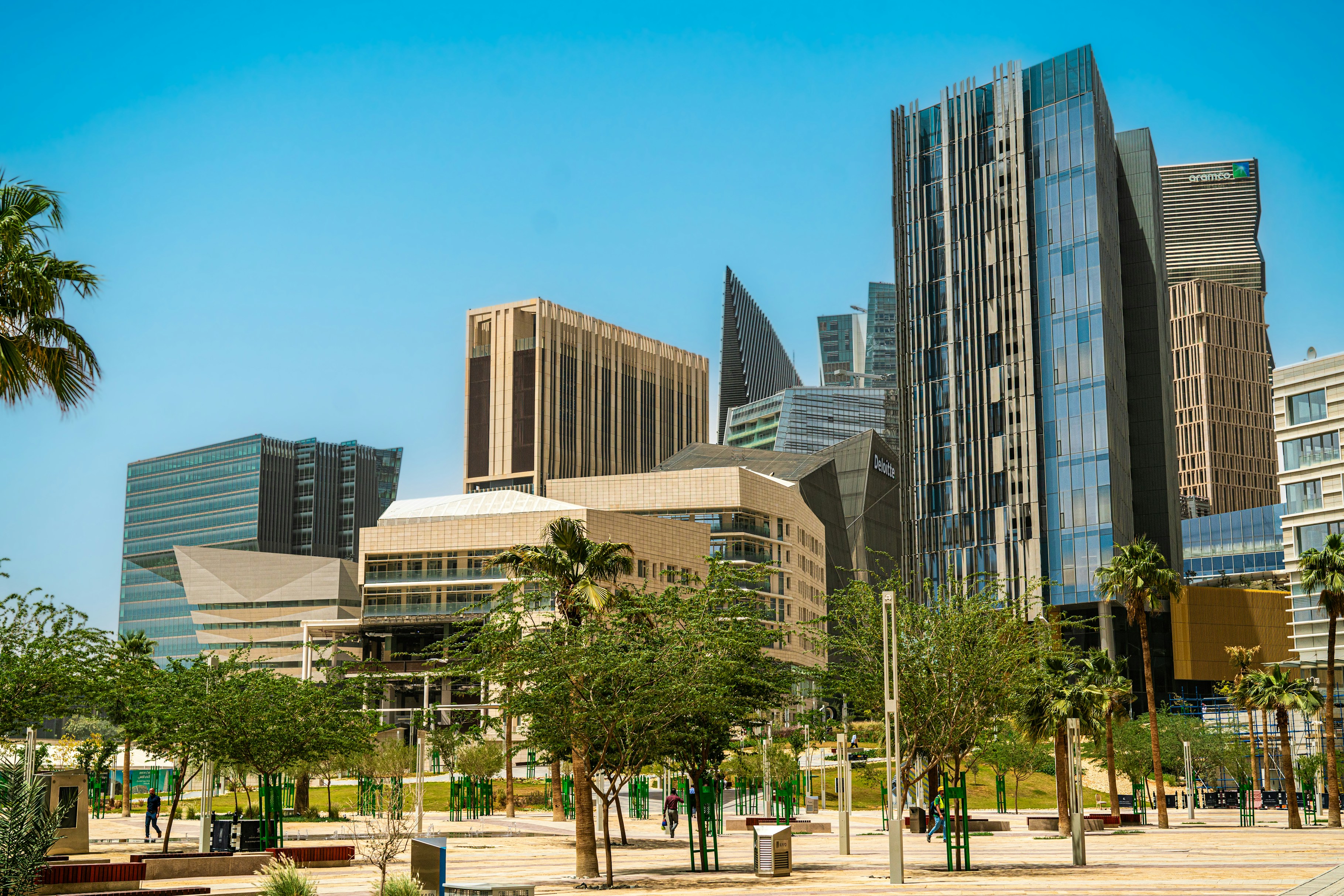 Modern Riyadh business district