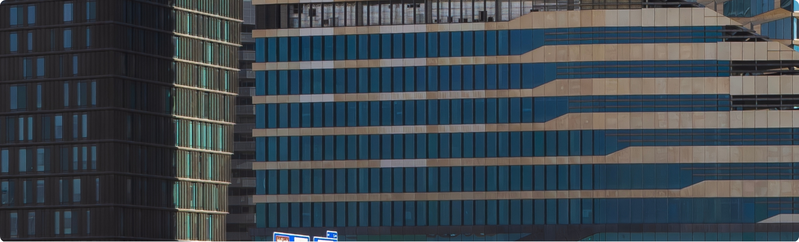 Modern office towers in Riyadh